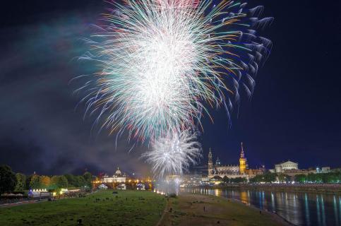 Stadtfest Dresden, Abschlussfeuerwerk