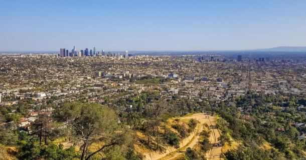 Panorama- Ausblick auf Los Angeles 