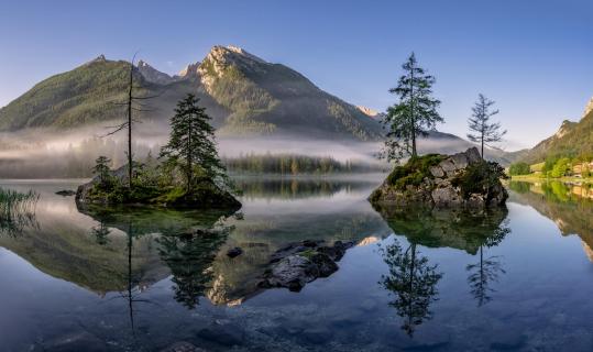 Morgennebel in Oberbayern