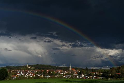 Regenbogen über Pleystein