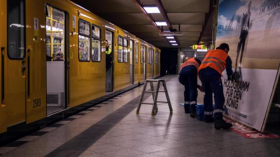 Spätschicht im Berliner Untergrund