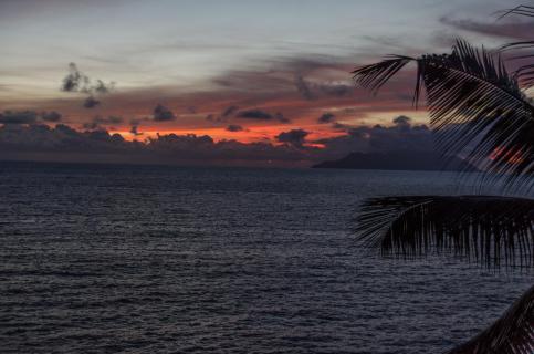 Seychellen Sonnenuntergang