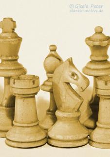 antike Schachfiguren