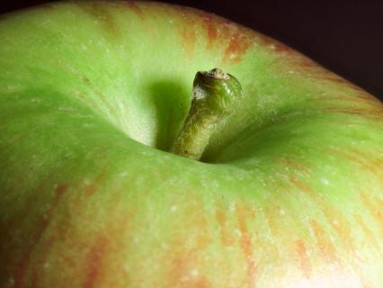 Apfel ganz nah...