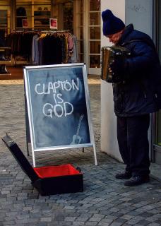 Clapton is god