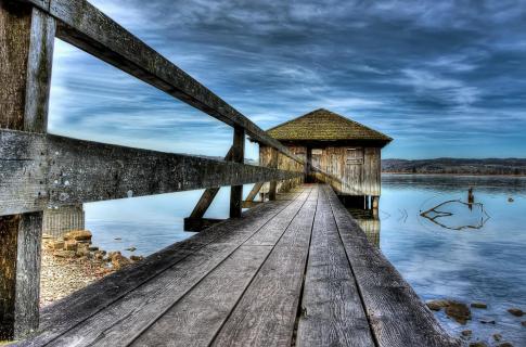 Bootshaus am Kochelsee