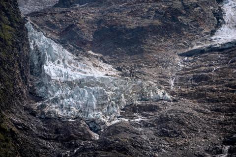 Gletscherstück am Mont Blanc 