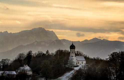 Ein Abend in Oberbayern