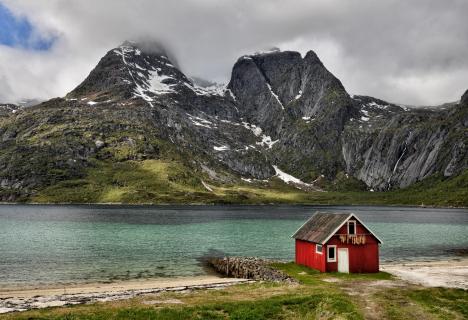 Fischerhütte am Sund 