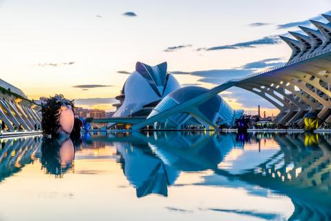 Ciudad de las artes in Valencia