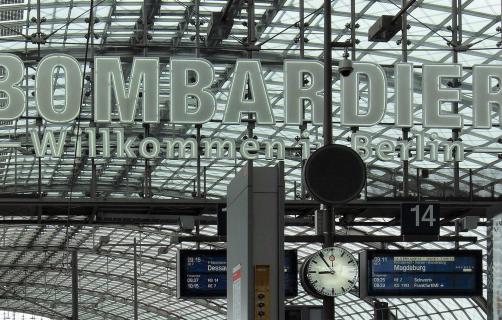 Hauptbahnhof Berlin Innen Oben