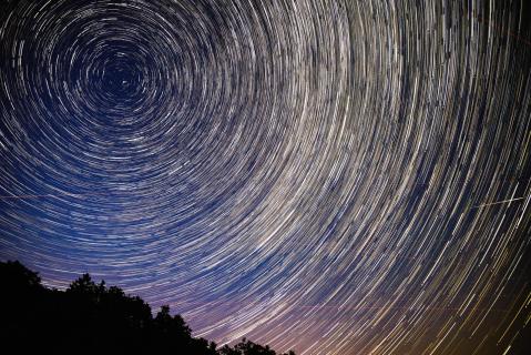 Die Nacht der Perseiden - Startrails