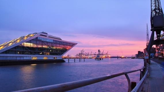 Sunset at Dockland