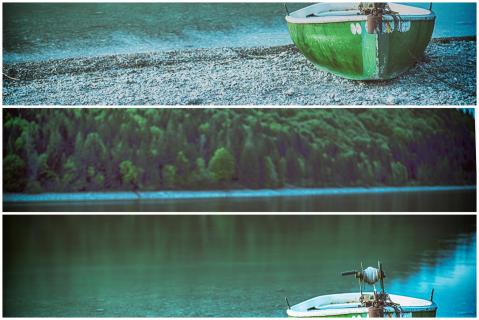 Fischerboot am Walchensee