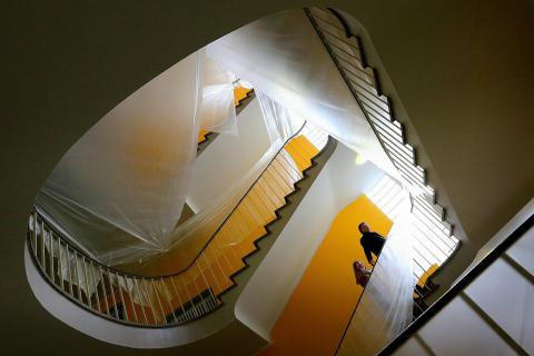 Treppe unter Renovierung