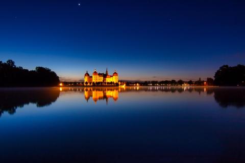 Moritzburg zur Blauen Stunde