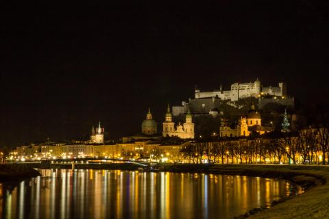 Salzburg bei Nacht