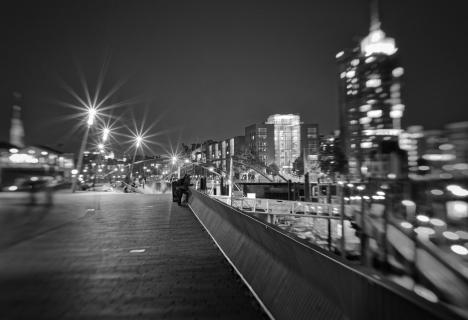 Abends auf der Promenade