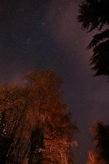 Herbsthimmel mit Plejaden