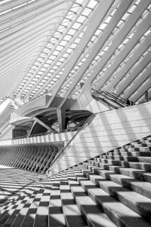 schatten im Bahnhof