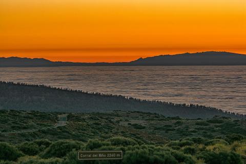 Sonnenuntergang NP Teide Teneriffa