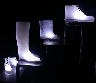 Leuchtende Schuhe