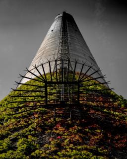 Turm von unten