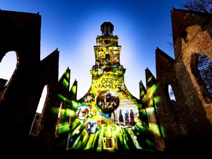 Lichtinstallation Aegidienkirche