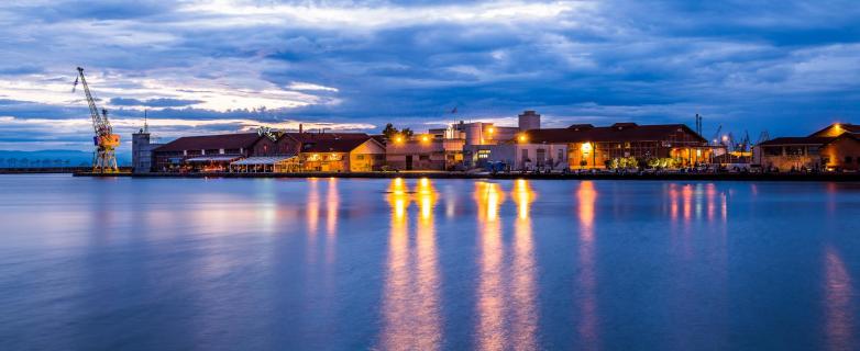 Panorama vom Hafen