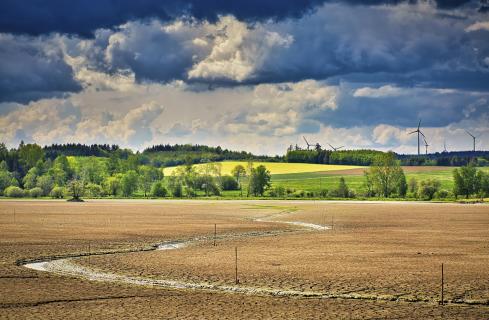 Karge Landschaft