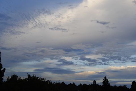 Wolken über Krefeld