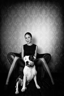 Woman & Dog