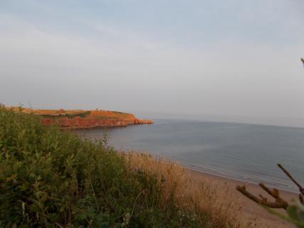 The cliffs and the sea