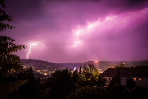 Gewitter über Jena