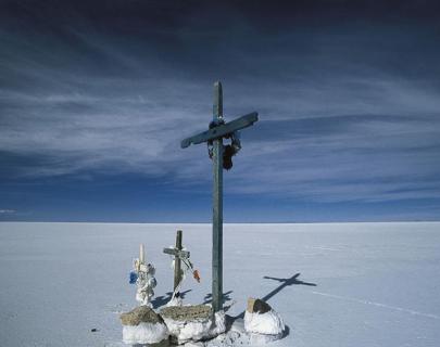 Kreutz, Salar de Uyuni, Bolivien