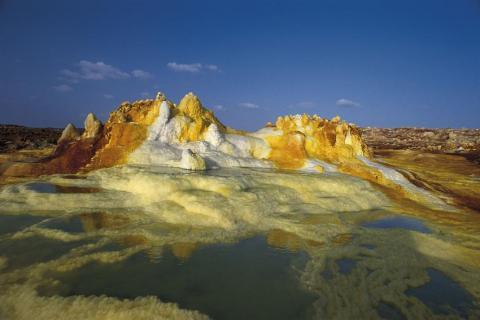 Salzablagerungen, Dallol, Äthiopien