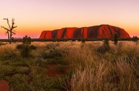 Uluru-der mystische Felsen
