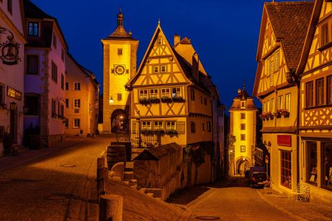 Das Plönlein in Rothenburg ob der Tauber