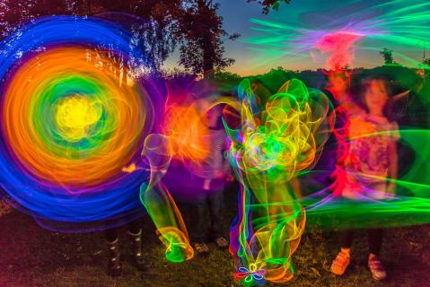 Kindergeburtstag im Farbenrausch