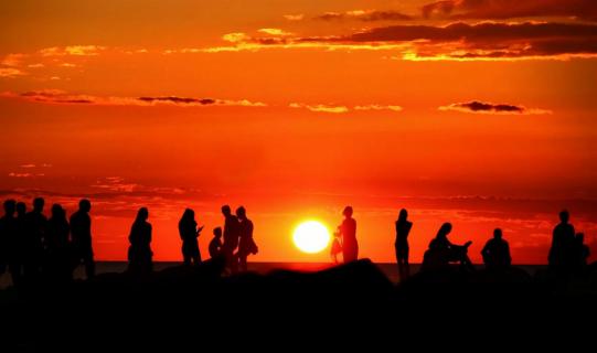 Abendhimmel in Kroatien