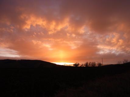 Abenddämmerung bei Esslingen