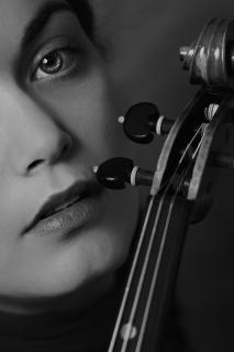 Dajana mit Geige