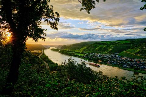 Über dem Rheintal