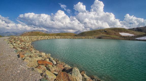 Speichersee Alp Trida Samnaun