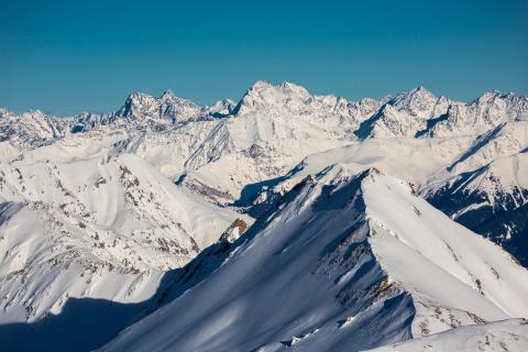 Bergpanorama Samnaun