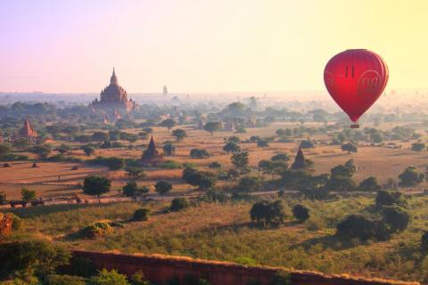 Im Ballon über Bagan 