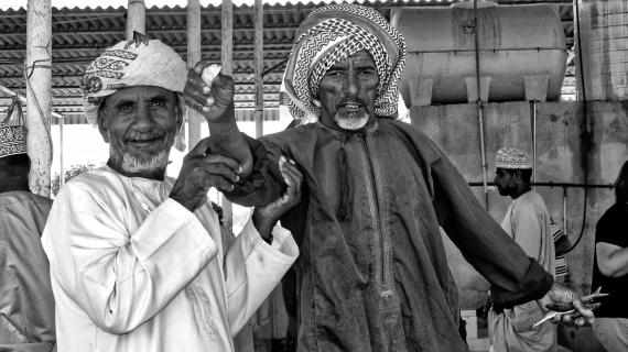 Fischverkäufer im Oman