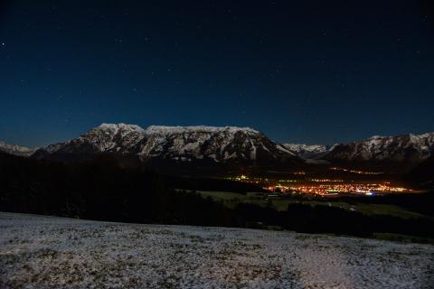 Untersberg bei Nacht