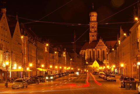 Augsburg bei Nacht