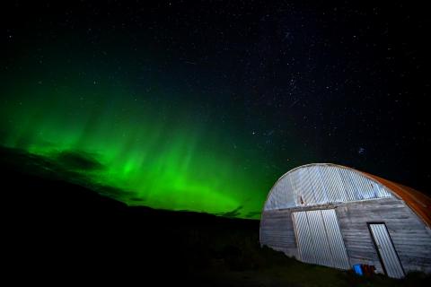 Nordlichter im Süden Islands